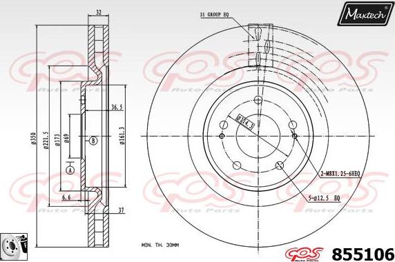 Maxtech 851031 - Discofreno autozon.pro