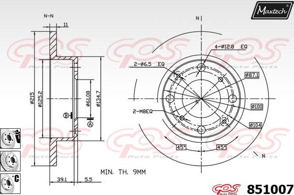 Maxtech 871541 - Discofreno autozon.pro