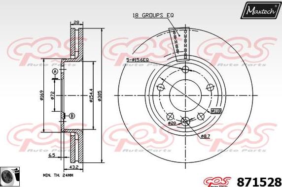 Maxtech 853099 - Discofreno autozon.pro