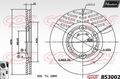 Maxtech 853002.6060 - Discofreno autozon.pro