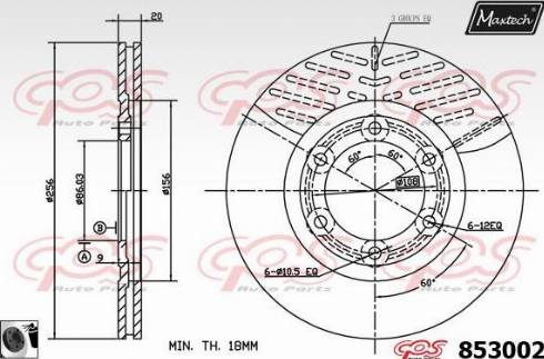 Maxtech 853002.0060 - Discofreno autozon.pro