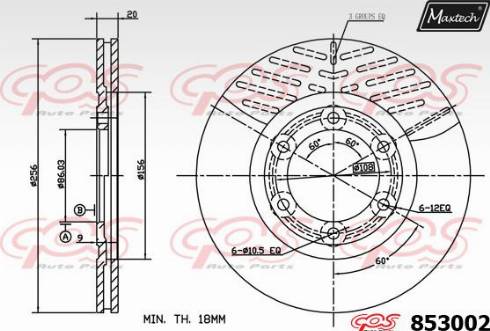 Maxtech 853002.0000 - Discofreno autozon.pro