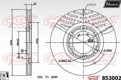 Maxtech 853002.0080 - Discofreno autozon.pro