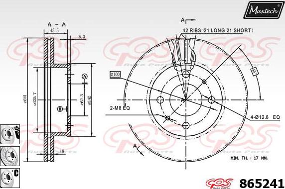 Maxtech 853002 - Discofreno autozon.pro