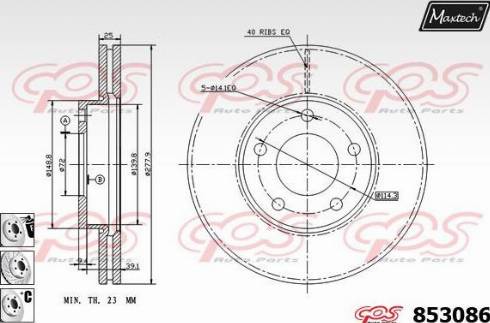 Maxtech 853086.6880 - Discofreno autozon.pro