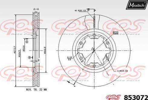 Maxtech 853072.0000 - Discofreno autozon.pro