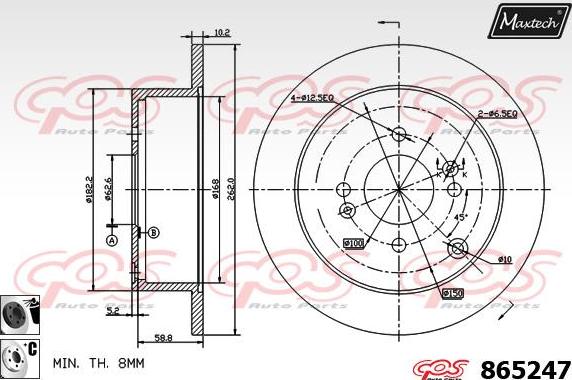 Maxtech 853106 - Discofreno autozon.pro