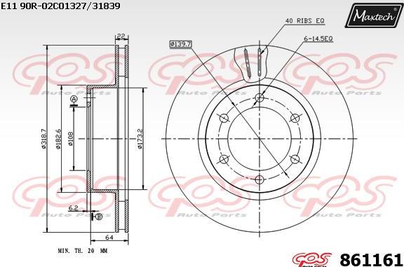 Maxtech 853107 - Discofreno autozon.pro