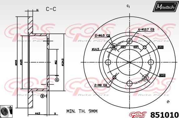 Maxtech 857065 - Discofreno autozon.pro