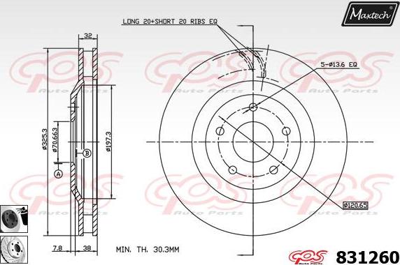 Maxtech 857061 - Discofreno autozon.pro