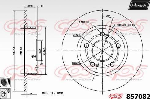 Maxtech 857082.6060 - Discofreno autozon.pro