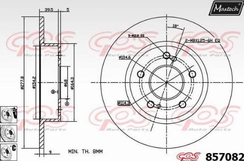 Maxtech 857082.6880 - Discofreno autozon.pro