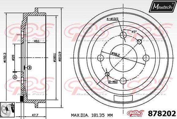 Maxtech 857021 - Discofreno autozon.pro