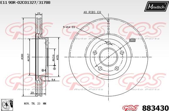 Maxtech 857073 - Discofreno autozon.pro