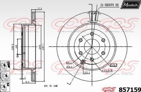 Maxtech 857159.6980 - Discofreno autozon.pro