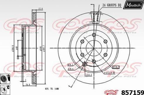 Maxtech 857159.6060 - Discofreno autozon.pro