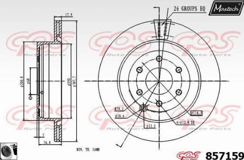 Maxtech 857159.0060 - Discofreno autozon.pro