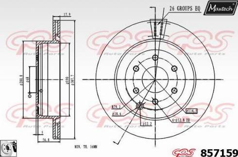 Maxtech 857159.0080 - Discofreno autozon.pro