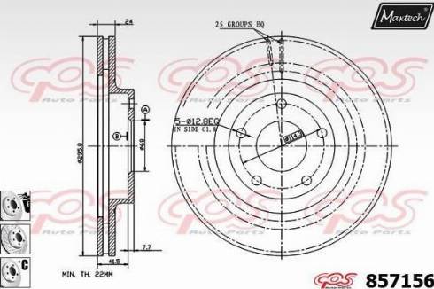 Advics B6F131 - Discofreno autozon.pro