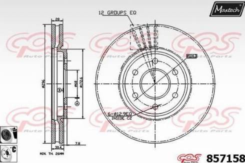 Maxtech 857158.6060 - Discofreno autozon.pro