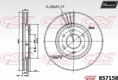 Maxtech 857158.0000 - Discofreno autozon.pro