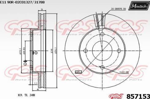 Maxtech 857153.0000 - Discofreno autozon.pro