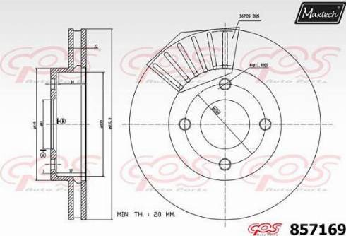 Maxtech 857169.0000 - Discofreno autozon.pro