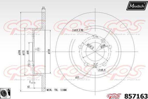 Maxtech 857130 - Discofreno autozon.pro