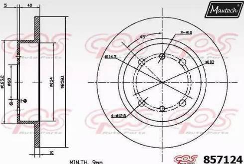 Maxtech 857124.0000 - Discofreno autozon.pro