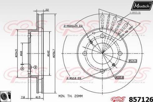 Maxtech 857126.0060 - Discofreno autozon.pro