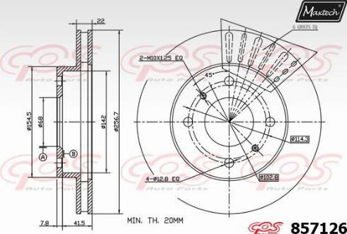 Maxtech 857126.0000 - Discofreno autozon.pro