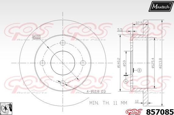 Maxtech 857126 - Discofreno autozon.pro