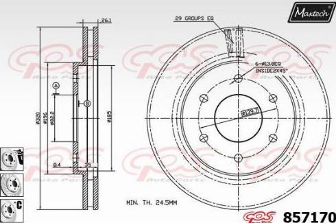 Maxtech 857170.6980 - Discofreno autozon.pro