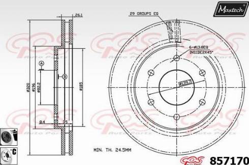 Maxtech 857170.6060 - Discofreno autozon.pro