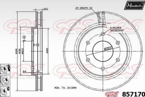 Maxtech 857170.6880 - Discofreno autozon.pro