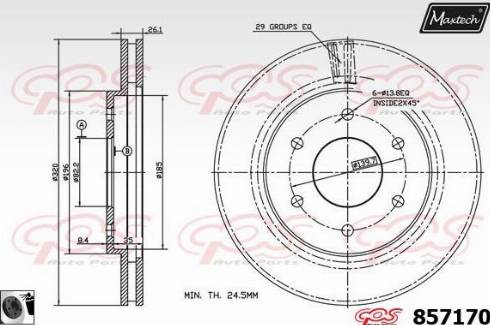 Maxtech 857170.0060 - Discofreno autozon.pro