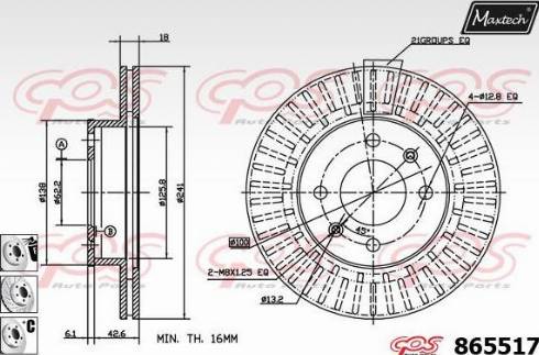 Maxtech 865517.6880 - Discofreno autozon.pro