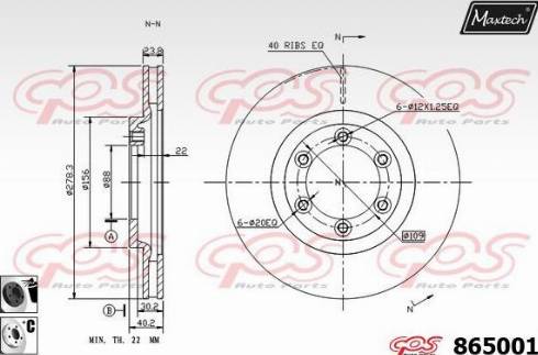 Maxtech 865001.6060 - Discofreno autozon.pro