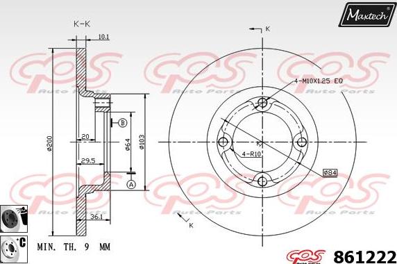 Maxtech 865001 - Discofreno autozon.pro