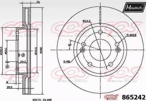 Maxtech 865242.0000 - Discofreno autozon.pro