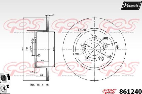 Maxtech 865262 - Discofreno autozon.pro