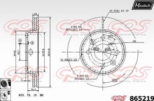 Maxtech 865219.6060 - Discofreno autozon.pro