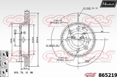 Maxtech 865219.6880 - Discofreno autozon.pro