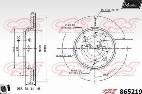 Maxtech 865219.0060 - Discofreno autozon.pro