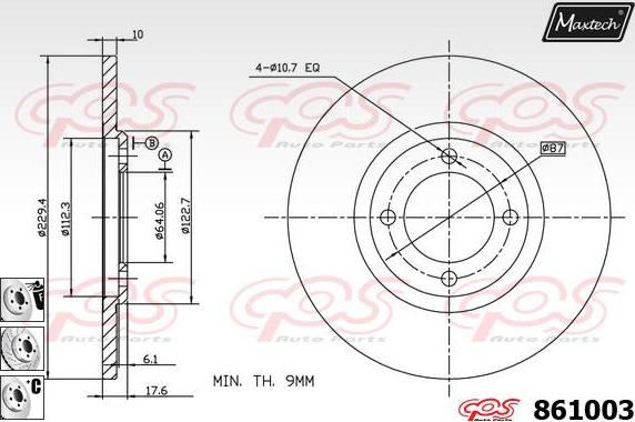 Maxtech 873590 - Discofreno autozon.pro