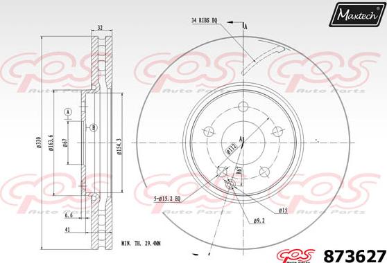 Maxtech 865281 - Discofreno autozon.pro