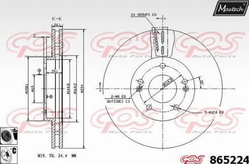 Maxtech 865224.6060 - Discofreno autozon.pro