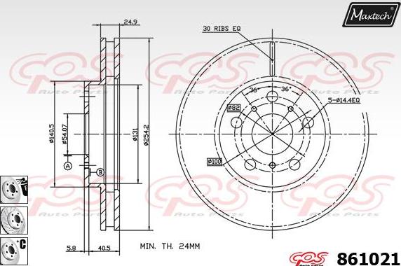 Maxtech 873593 - Discofreno autozon.pro