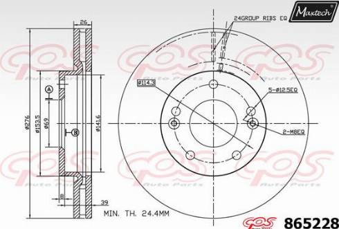 Maxtech 865228.0000 - Discofreno autozon.pro