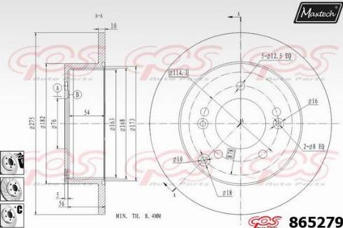 Maxtech 865279.6880 - Discofreno autozon.pro